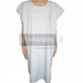 Ref. 01047 - Bata para Acamados, 1/2 cava, aperta atrás (Unisexo)